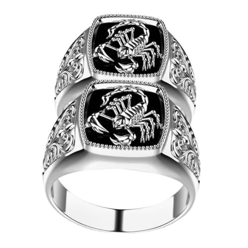 Warmhm 2 Stück Herrenringe Schmuck Jubiläum Geschenk Stilvoll Symbolisch Komfortabel Alltagstauglich Warmhm 2 Stück Herrenringe Schmuck Jubiläum Geschenk Stilvoll Symbolisch Komfortabel Alltagstauglich von Warmhm