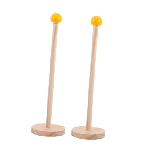 Warmhm 2 Stück Natürlicher Holz Haarschmuck Organizer Teilig Haargummi Halter für Mädchen Haarbänder Haarklammern Aufbewahrungsständer Kompakt Platzsparend Robust für Zubehör von Warmhm