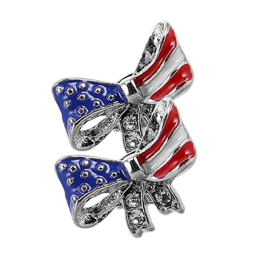 Warmhm 2 Stück Patriotische Ohrstecker mit Funkelnden Strasssteinen Schmetterlingsknoten Design Leichte Ohrhänger für Frauen für Unabhängigkeitstag und Festliche Anlässe Modischer Warmhm 2 Stück Patriotische Ohrstecker mit Funkelnden Strasssteinen Schmetterlingsknoten Design Leichte Ohrhänger für Frauen für Unabhängigkeitstag und Festliche Anlässe Modischer von Warmhm