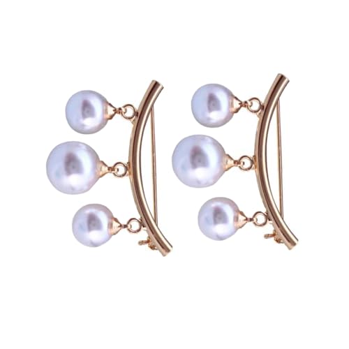 Warmhm 2 Stück Perlen Brosche Kreative Legierungs Broschen Modische Anstecknadeln für Kleidung Geeignet für Damen Partys Festliche Anlässe Vielseitiges Schmuck Accessoire von Warmhm