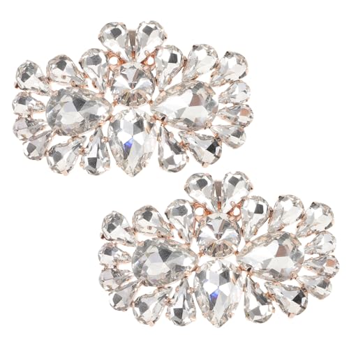 Warmhm 2 Stück Rhinestone Schuhclips Schmuckcharms Leichte Abnehmbare Pumps Deko für Hochzeit Schuhschmuck Accessoires Vielseitig für Damen Pumps und Sandalen Warmhm 2 Stück Rhinestone Schuhclips Schmuckcharms Leichte Abnehmbare Pumps Deko für Hochzeit Schuhschmuck Accessoires Vielseitig für Damen Pumps und Sandalen von Warmhm