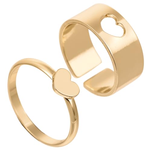 Warmhm 2 Stück Romantische Liebesringe für Stilvolle Fingeraccessoires Hochwertigem Dekorativ und Vielseitig Einsetzbar für Besondere Anlässe Warmhm 2 Stück Romantische Liebesringe für Stilvolle Fingeraccessoires Hochwertigem Dekorativ und Vielseitig Einsetzbar für Besondere Anlässe von Warmhm