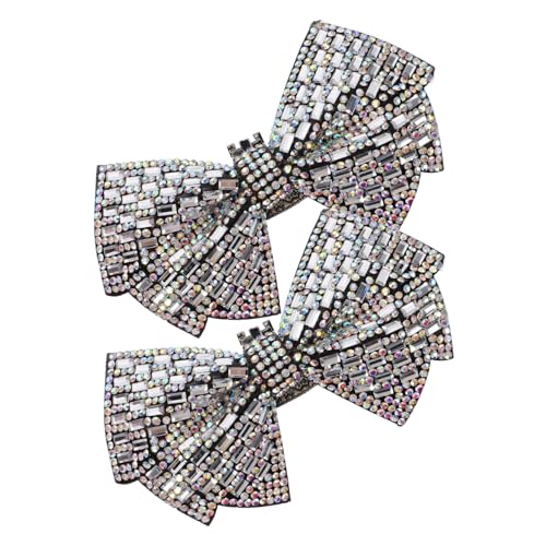 Warmhm 2 Stück Strass Schuhschmuck Schleifenform Hochzeit Brautschuh Dekoration Abnehmbar Schuhe Ornament Party Zubehör von Warmhm