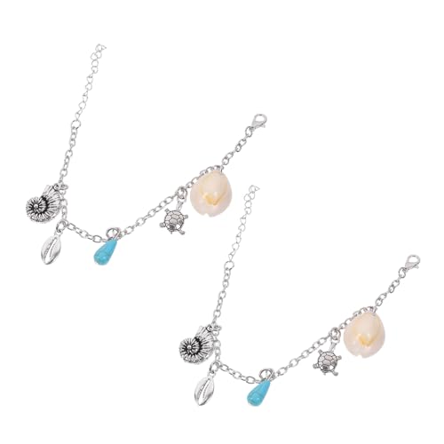 Warmhm 2 Stück Teiliges Sommer Strand Armband Damen Muschel Schmuck Modisches Leichtes Langlebiges Bangle für Alltag Party für Freundin Stilvoll und zu Tragen Warmhm 2 Stück Teiliges Sommer Strand Armband Damen Muschel Schmuck Modisches Leichtes Langlebiges Bangle für Alltag Party für Freundin Stilvoll und zu Tragen von Warmhm