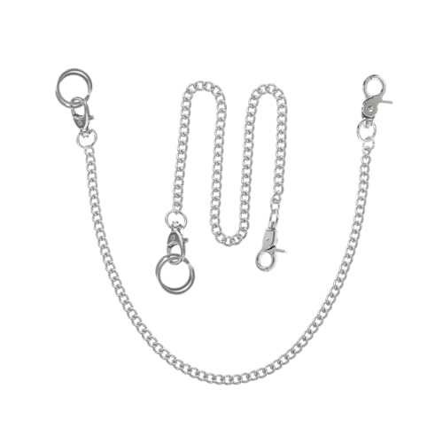 Warmhm 2 Stück Teiliges Verschleißfeste Metall Hosenkette Dekorative Jeanskette für Männer und Frauen Stylische Gürtelkette für Taschenuhren und Accessoires Warmhm 2 Stück Teiliges Verschleißfeste Metall Hosenkette Dekorative Jeanskette für Männer und Frauen Stylische Gürtelkette für Taschenuhren und Accessoires von Warmhm