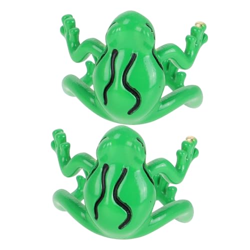 Warmhm 2 Stück Verstellbare Frosch Ringe Damen Offenes Design Leichtes Schmuck Vielseitig Einstellbar Komfortabler Sitz Trendiger Modeschmuck von Warmhm