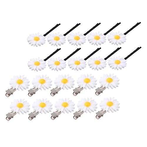 Warmhm 20 Stück Teiliges Kleine Niedliche Kleine Blume Haarklammern Süße Haarschmuck Haarspangen Langlebige und Bequeme Haarklammern für Damen und Mädchen Haaraccessoire für Partys und von Warmhm