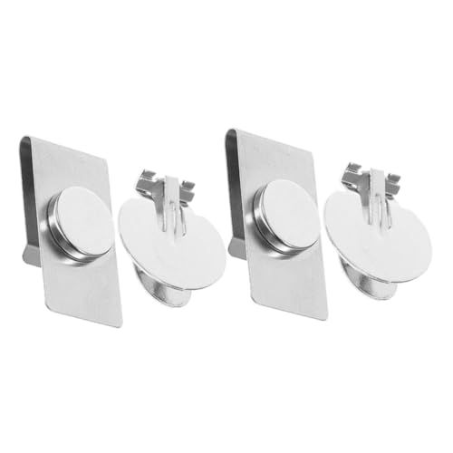 Warmhm 2paare Magnetische Krawattenhalter Aus Edelstahl Unsichtbare Krawattenklammern Mit Schneller Magnetischer Befestigung Krawattenzubehör Für Kragen Knitter von Warmhm