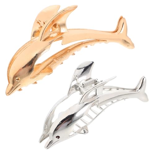 Warmhm 2stücke Große Haarspange Aus Zinklegierung Für Frauen Haarklammer Mit Design Leicht Zu Tragen Für Alltag von Warmhm