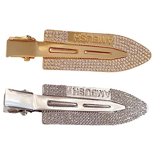 Warmhm 2Stücke Haarspangen für Frauen Teiliges Nahtlosen Haarklammern Falten Haarclip für Elegantes Styling und Verschiedene Anlässe von Warmhm