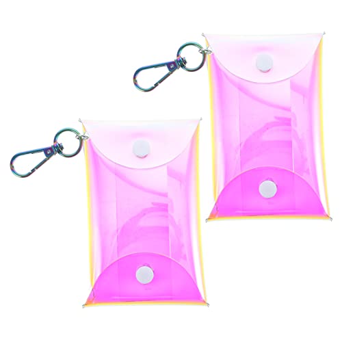 Warmhm Kleiner Münzbörse 2 Stück Tragbare Kleingeldbörse für Münzen Kopfhörer Schlüssel Aufbewahrungstasche für Kinder Erwachsene für Reisen Alltag von Warmhm