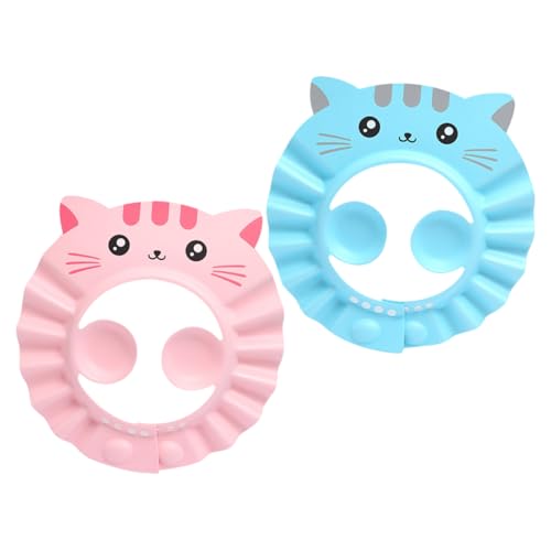 Warmhm 2stücke Shampoo-mütze Material Sicher Für Dusche Und Bad Für Jungen Und Mädchen Mit Attraktivem Design Leicht Robust Und Langlebig Als Badezubehör Für Junge Mädchen Und von Warmhm