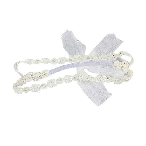 Warmhm 2stücke Spitzen Stirnband Mit Blättern Und Blumenmuster Entzückendes Haarband Für Kleinkinder Kopfbedeckung Foto Haar Accessoires Für Mädchen Zufällige Farbe von Warmhm