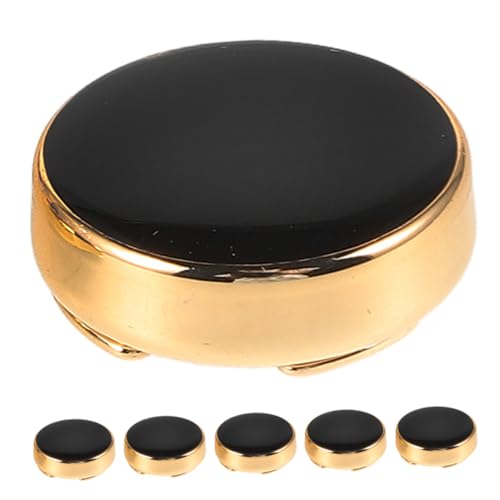 Warmhm 3 Paar Manschettenknöpfe Zinklegierung Knopfabdeckungen für Herren Hochzeits und Anzugzubehör Clip On für Formelle Anlässe Langlebig und Benutzerfreundlich von Warmhm