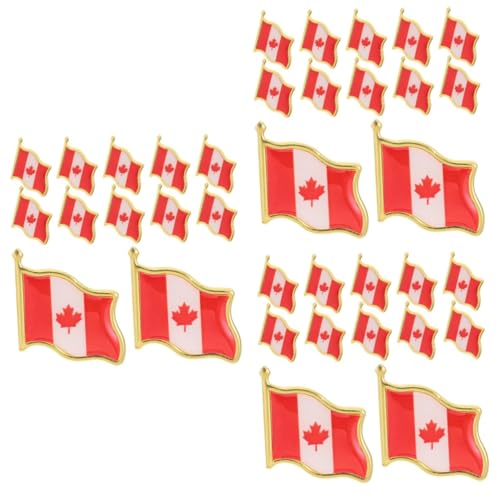 Warmhm 3 Sätze Flaggen Anstecknadel Metall Brosche Für Kleidung Als Souvenir Und Für Freunde Einfach Zu Befestigen Und Vielseitig Einsetzbar 25 Stück * 3 von Warmhm