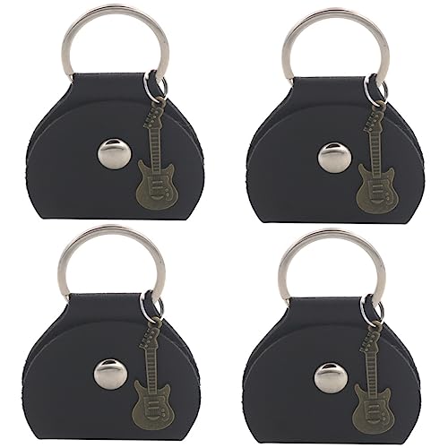 Warmhm 3 Sätze Guitar Picks Aufbewahrungstasche Teiliges Mit Schlüsselanhänger Für Gitarrenpicks Praktischer Organizer Für Gitarre Akustikgitarre Ukulele Und Mehr Mit Antikem 4 Stück * 3 von Warmhm