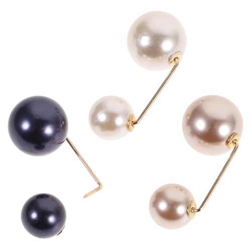 Warmhm 3 Stück Broschen Sicherheitsnadeln für Kleid und Taillenfixierung Langlebige Legierung Glatte Oberfläche Leichtes Schmuck Accessoire für Frauen Vielseitig für Hochzeit und Alltag von Warmhm
