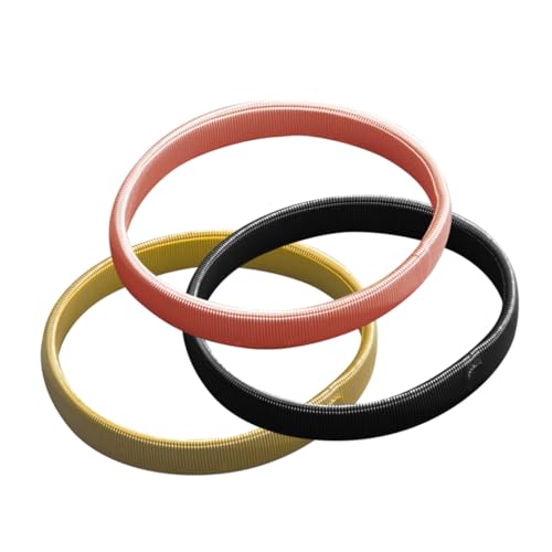 Warmhm 3 Stück Elastische Armmanschetten Herren Arm Cuff für Hemdärmel Verstellbare Shirt Sleeve Holder in Gold Roségold Schwarz Dekorative Ärmelhalter für Bartender Partys und Alltag von Warmhm