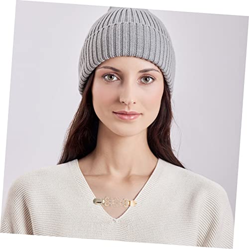 Warmhm 3 Stück Teiliges Strass Broschen Eleganter Cardigan Clip aus Legierung Verstellbarer Schalhalter für Damen Vielseitiger Schmuck für Kleider und Schals Einfach zu Befestigen von Warmhm