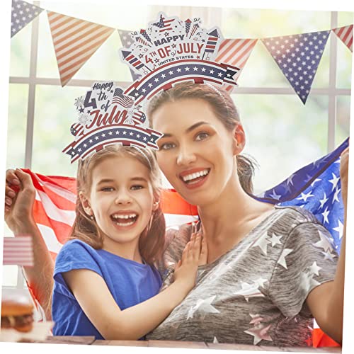 Warmhm 30 Stck. Teiliges Of July Haarband Langlebige Festival Haarreifen mit Patriotischem Design Bequeme Kopfbedeckung für Unabhängigkeitstag Party und Cosplay Haarschmuck von Warmhm