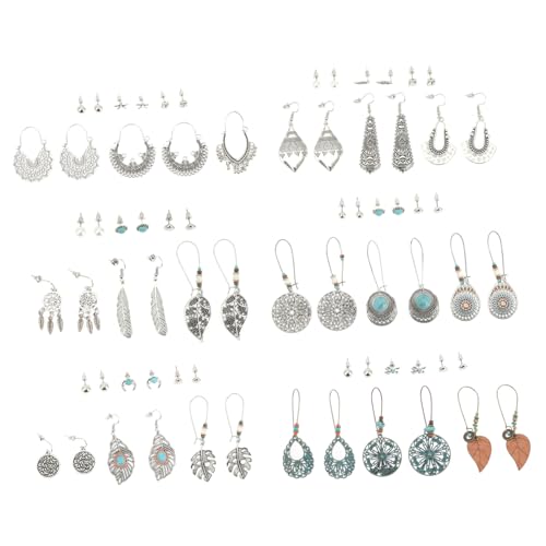 Warmhm 36 Paare Boho Ohrringe für Frauen Böhmische Hängende Ohrschmuck Vielseitiges für Alltag und Party Leicht Langlebig Passend zu Verschiedenen Stilrichtungen Valentinstagsgeschenk von Warmhm