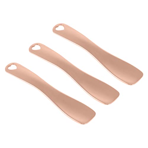 Warmhm 3stücke Gesichtslöffel Aus Metall Für Augencreme Auftragen Hautpflegelöffel Als Make-up-löffel Und Lotion-schaufel Kompakt Für Maskenlotionen Und Feuchtigkeitscremes von Warmhm