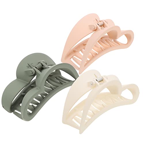 Warmhm 3stücke Großes Herz Haarklammer Für Damen Rutschfeste Krallenclips Mit Stilvollem Design Haarzubehör Für Verschiedene Frisuren Für Partys Hochzeiten Und Alltag Für Kurzes von Warmhm