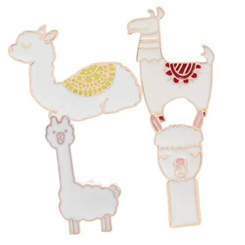 Warmhm 4stücke Brosche Alpaka Tierbrosche Broschennadeln Für Damen Kleidung Schal Revers Schnallenringe Anstecknadeln Warmhm 4stücke Brosche Alpaka Tierbrosche Broschennadeln Für Damen Kleidung Schal Revers Schnallenringe Anstecknadeln von Warmhm