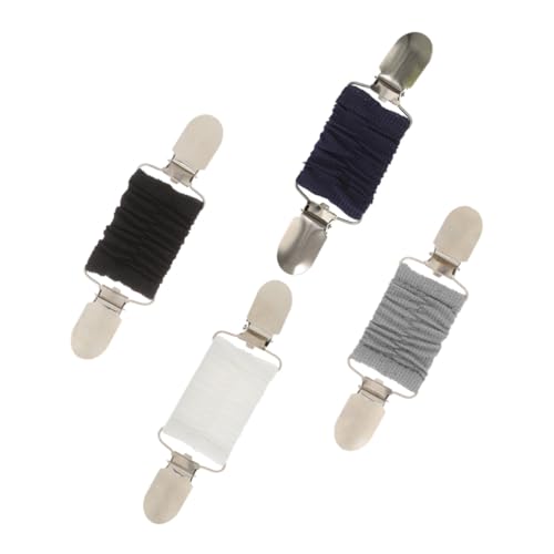 Warmhm 4 Stück Elastische Pullover Clips Cardigan Clips Schutz vor Einblicken für Stilvolle Outfits von Warmhm