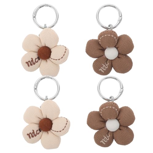 Warmhm 4stücke Mützenhalter Mit Clips Für Reisen Mit Blumenmotiv Hutclip Für Tasche Und Gepäck Tragbarer Hutclip Für Handtaschen Und Rucksäcke Reisezubehör Zum Anklipsen von Warmhm