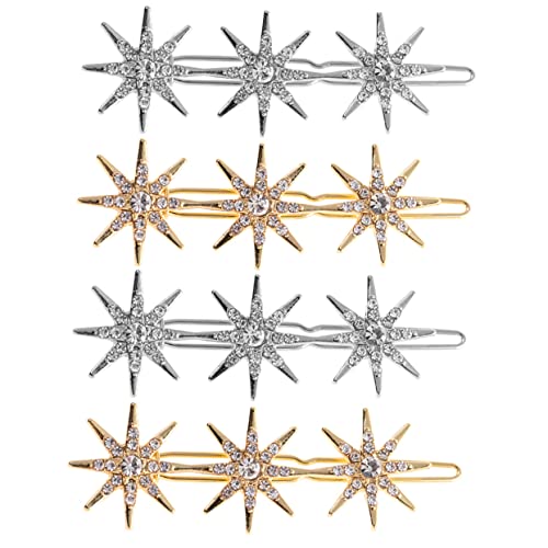 Warmhm 4stücke Stern-haar-clips Aus Metall Für Frauen Haarschmuck Mit Sternen Haarnadeln Für Langes Und Kurzes Haar Dekorative Haar-accessoires Für Alltag Und Party von Warmhm