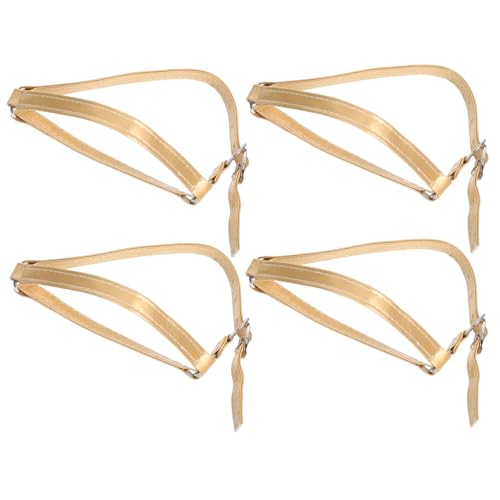 Warmhm 4 Stück Teiliges Verstellbare PU High Heel Schuhriemen Anti rutsch schutz für Damen Abnehmbare Fersenbänder Flexibles Design für Sicheren Halt bei Hochzeiten und Besonderen von Warmhm