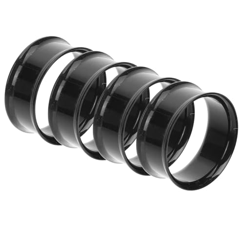 Warmhm 4 Stück Tunnel Ohr Tunnel Teilig Schwarz Ohrloch Dehnen Ear Gauges Expander Hautfreundlich Komfortabel für Frauen Männer Anfänger und Profis von Warmhm