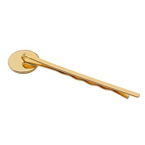 Warmhm 40 Stück DIY Haarklammern mit Runder Basisplatte Eleganter Haarschmuck für Frauen als Accessoire für Einstellungen Zufällige Farben Zufällige Farbe Zufällige Farbe von Warmhm