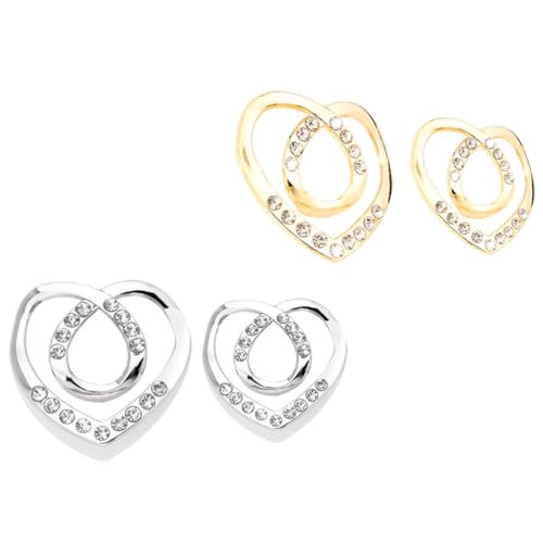 Warmhm 4stücke Schal-krawattenring Schalverschluss Für Damen-kleidungszubehör Strass-schalverschlüsse Für Halstuch Und Bluse Dekoration von Warmhm