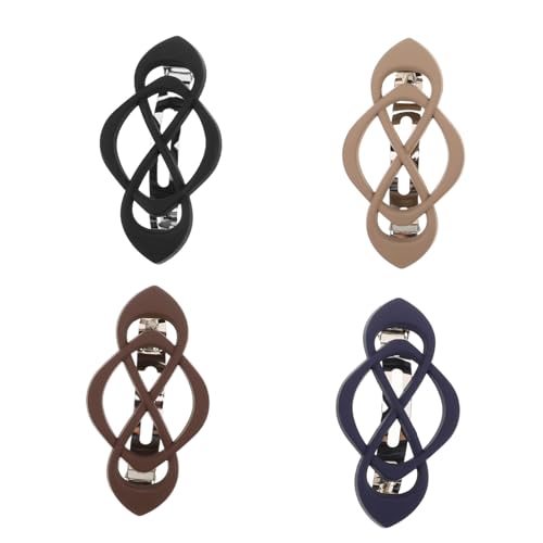 Warmhm 4stücke Französische Haarspangen Retro-gedrehte Federnadeln Für Frauen Dekorative Haarspange Mit Starkem Für Hochsteckfrisuren Und Halbhochsteckfrisuren von Warmhm