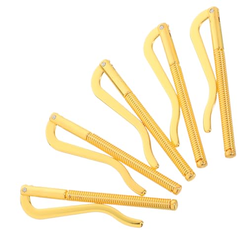 Warmhm 5 Stück Geldklammer Metall Federclip für Herren Geldscheine Schlanker Robuster Ersatzclip für Bifold Geldbörsen und Kreditkartenhalter Einfache Befestigung Vielseitig Kompatibel von Warmhm