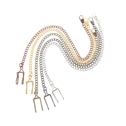 Warmhm 5stücke Uhrenkette Für Taschenuhr Herren Metallglied Ersatz Mit Verschluss Westenkette Vintage-Stil Taschenuhrkette Für Anzüge Und Jeans Ketten Für Uhren von Warmhm