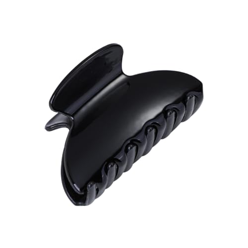 Warmhm 5 Stück Teiliges Haarklammern für Damen Verstellbare Strapazierfähige Haarspangen Glänzendem Schwarz für Dickes und Dünnes Haar Haarschmuck von Warmhm