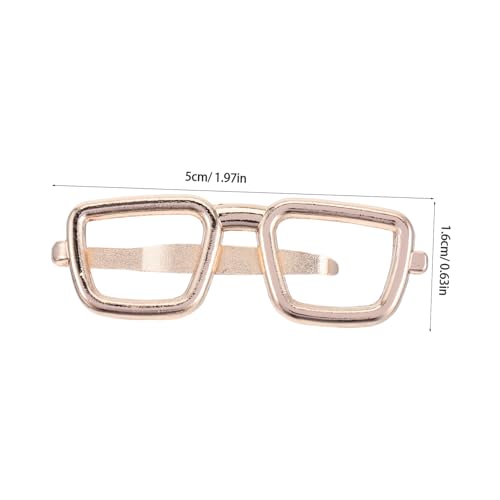 Warmhm 6stücke Krawattenklammer Herren Brillenförmige Krawattenklammer Aus Metall Mit Klemmverschluss Krawattenzubehör Für Business Formelle Anlässe Und Reisen von Warmhm