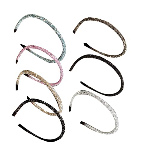 Warmhm Modisches Strass Stirnband 7 Stück Für Frauen Und Mädchen Einheitsgröße Atmungsaktives Material Vielseitig Für Partys Und Alltag Stilvolles Design Mit Glitzersteinen von Warmhm