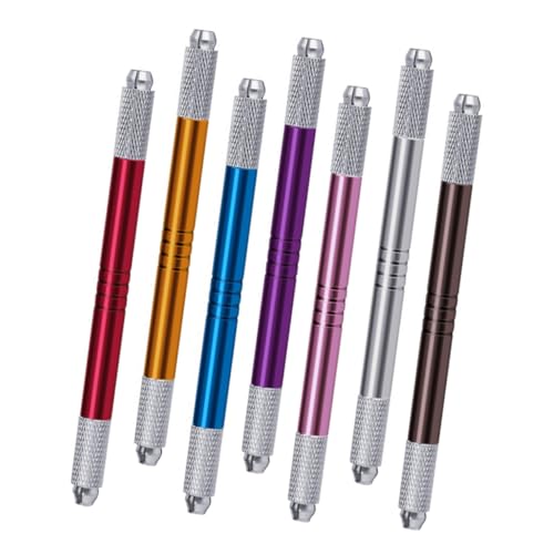Warmhm 7stücke Microblade Augenbrauenstift Manuell Für Augenbrauen Tattoo Design Professionell Kosmetikstudio Werkzeug Eyeliner Lipliner von Warmhm