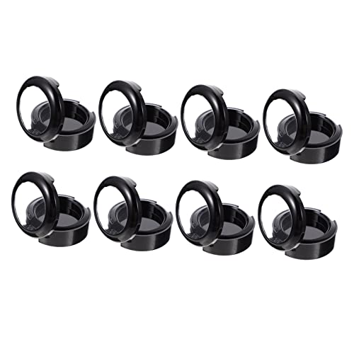 Warmhm 8Stücke Teiliges Lidschatten Organizer Leere Make Up Box Tragbar für Lidschatten Blush und Lipgloss aus Langlebigem Material für Zuhause und Unterwegs Elegantem Weiß von Warmhm