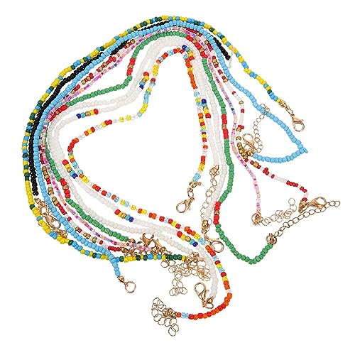 Warmhm 9 Stück Bunte Perlenkette Teiliges Bead Choker Halskette für Damen und Mädchen Boho Stil Mehrschichtig Farbenfrohe Schmuckkette für Hochzeit Party Alltag Verstellbar und Leicht Warmhm 9 Stück Bunte Perlenkette Teiliges Bead Choker Halskette für Damen und Mädchen Boho Stil Mehrschichtig Farbenfrohe Schmuckkette für Hochzeit Party Alltag Verstellbar und Leicht von Warmhm