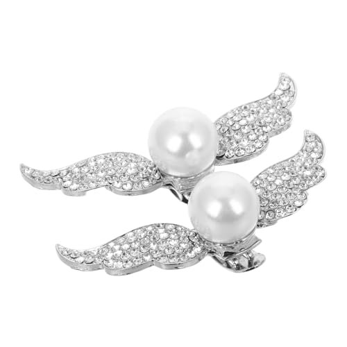 Warmhm Abnehmbare Flügel Schuhclips Hochzeitsschmuck Deko für Damenschuhe Abnehmbare Braut Schuhanhänger mit Funkelnden Details Komfortabel und Modisch von Warmhm