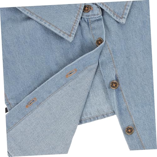 Warmhm Abnehmbarer Damen Fake Kragen aus Baumwolle Spitzen Blusenkragen Dekoratives Element für Pullover Hemden und Kleider Leicht Anzubringen Eleganter Look für Alltag und Festtage von Warmhm