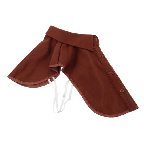 Warmhm Abnehmbarer Falscher Damenkragen Bluseneinsatz Modischer Rüschenkragen Vielseitiger Halbhemd Kragen für Arbeit und Freizeit Einfach zu Befestigen Entfernen von Warmhm