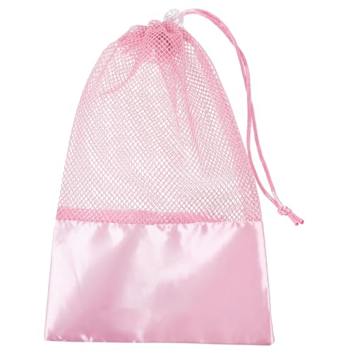 Warmhm Atmungsaktive Ballettschuhtasche Polyester mit Mesh für Damen Kordelzug Tanzschuhbeutel zur Aufbewahrung von Ballettschläppchen Leicht Robust Schützt vor Gerüchen und Feuchtigkeit von Warmhm