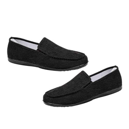 Warmhm Atmungsaktive Herren Freizeit Schuhe mit Weicher PU Sohle rutschfest und Stoßdämpfend Leichter Slip Loafer für Alltag Joggen und Shopping Modisch und Angenehm für Jahreszeiten von Warmhm