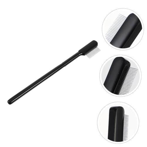 Warmhm Augenbrauenkamm Wimpernbürste Edelstahlkamm Haarkamm Mascara Pinsel Augenbrauenbürste Make-up Werkzeug von Warmhm